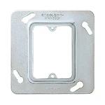 WNH3931 中型四角アウトレットボックス用ミニぬりしろカバー(2コ用ホテルミニプレート・フル2線式リモコンカードスイッチ用)