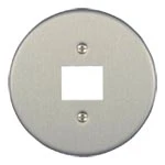 WNH7511 [フルコート加工]ホテル用新金属丸型プレート(1コ用)