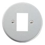 WNH7512 [フルコート加工]ホテル用新金属丸型プレート(2コ用)