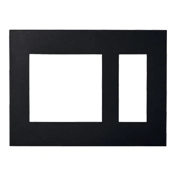 WNS6503B SO-STYLEプレート(2連接穴+3コ用)(マットブラック）