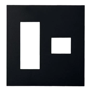 WNS6774B SO-STYLE簡易耐火プレート4コ用(3コ+1コ用)(マットブラック)