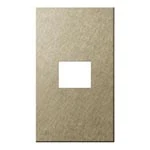 WNS9601Y SO-STYLEエクストラメタルプレート(1コ用)(バイブレーション仕上げ)(ゴールド)