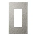 WNS9603S SO-STYLEエクストラメタルプレート(3コ用)(バイブレーション仕上げ)(シルバー)