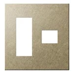 WNS9674Y SO-STYLEエクストラメタルプレート(3＋1コ用)(バイブレーション仕上げ)(ゴールド)