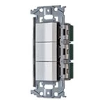 WNSS50222W SO-STYLE埋込スイッチセット(スイッチC×3)(マットホワイト)