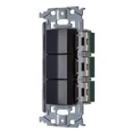WNSS50442B SO-STYLE埋込スイッチセット(スイッチE×2、C)(マットブラック)