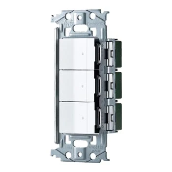 WNSS51555W SO-STYLE埋込スイッチセット(ほたるスイッチC×3)(マットホワイト)