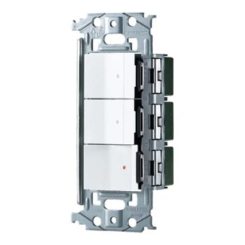 WNSS51558W SO-STYLE埋込スイッチセット(ほたるスイッチC×2、パイロットスイッチC0.5A)(マットホワイト)