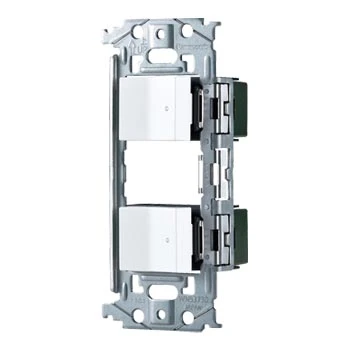 WNSS51696W SO-STYLE埋込スイッチセット(ほたるスイッチE×2)(マットホワイト)
