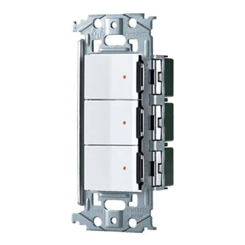 WNSS51777W SO-STYLE埋込スイッチセット(パイロットスイッチC4A×3)(マットホワイト)