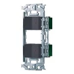 WNSS51797H SO-STYLE埋込スイッチセット(パイロットスイッチC4A×2)(マットグレー)