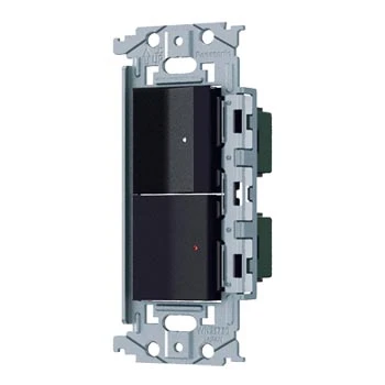 WNSS53598B SO-STYLE埋込ロングハンドルスイッチセット(ほたるスイッチC、パイロットスイッチC0.5A)(マットブラック)