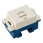 WNT15649F 埋込テレホンモジュラジャック(6極4心)(フル端子)(ベージュ)