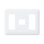 WTF7777W コスモシリーズワイド21簡易耐火コンセントプレート(3コ＋1コ＋3コ用)(ホワイト)