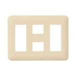 WTF7788F コスモシリーズワイド21簡易耐火コンセントプレート(3コ＋2コ＋3コ用)(ベージュ)