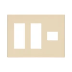 WTF8707F コスモシリーズワイド21簡易耐火用コンセントプレート7コ用(ベージュ)