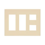 WTF8708F コスモシリーズワイド21簡易耐火用コンセントプレート8コ用(ベージュ)