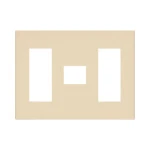 WTF8777F コスモシリーズワイド21簡易耐火用コンセントプレート7コ用(3コ＋1コ＋3コ用)(ベージュ)