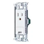 WTL11313MW SO-STYLE 埋込アースターミナル付接地コンセント 金属枠付 マットセラミックホワイト