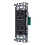 WTL13123H アドバンスシリーズ 埋込接地ダブルコンセント(金属枠付)(グレー)