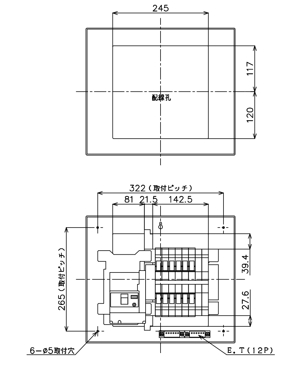 通信販売 パナソニック BQR36204 住宅分電盤 コスモパネル スタンダード リミッタースペース付 20 60A 