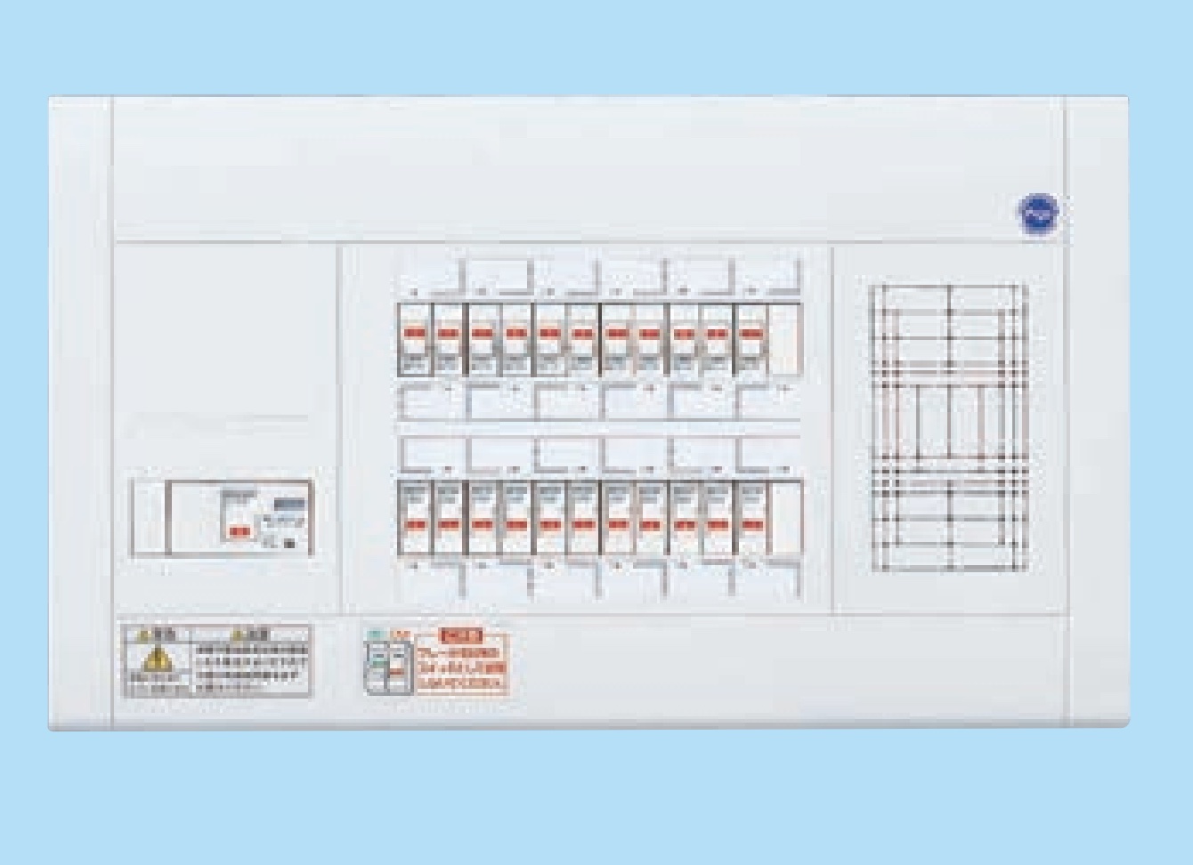 パナソニック コスモパネルコンパクト21 標準タイプ リミッタースペース付 60A22 BQR36222 - 4